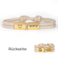 QURV Bracelet - Mocca with Eyelet Rose Gold